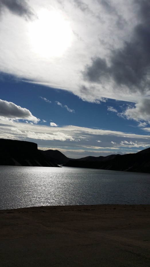 Lucky Peak dramatic lighting